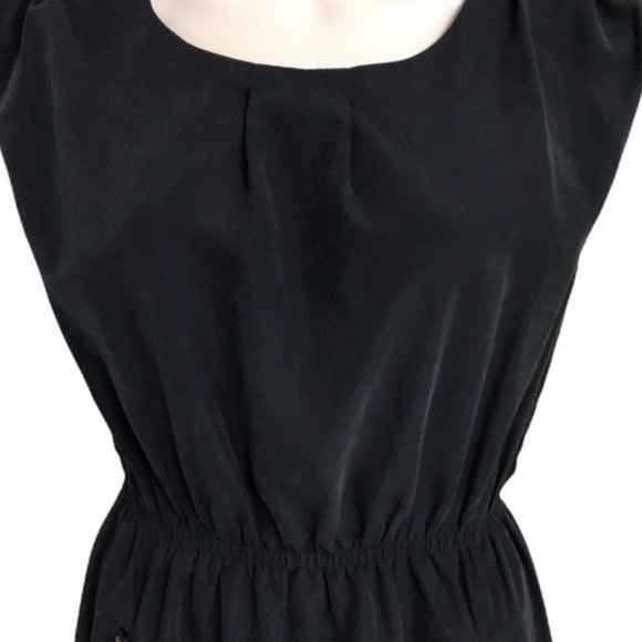 POETRY Navy Elastic Waist Mini Dress - Picture 8 of 8
